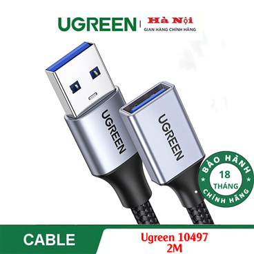 Ugreen 10497 Dây - Cáp USB 3.0 nối dài 2M chính hãng  cao cấp