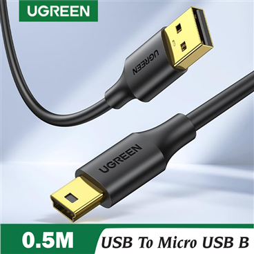 Ugreen 10840  Cáp UGREEN USB 3.0 A Male to Micro USB 3.0 Male 0.5m (Đen) cao cấp