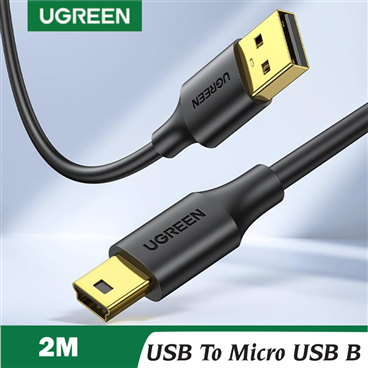 Ugreen 10843  Cáp UGREEN USB 3.0 A Male to Micro USB 3.0 Male 2m (Đen) cao cấp