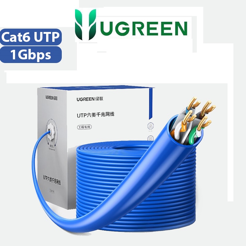 Ugreen 11259 - Cáp mạng UTP 23 AWG CAT6 dài 305m