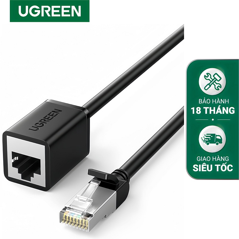 Ugreen 11278 Cáp mạng đúc sẵn Cat6 nối dài 0.5M cao cấp chính hãng