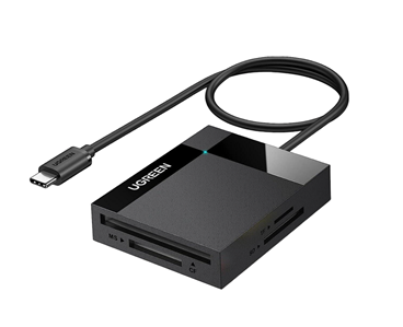 Ugreen 15306 Đầu đọc thẻ nhớ USB Type-C 4 in 1 SD/TF/CF/MS cho điện thoại, máy tính cao cấp