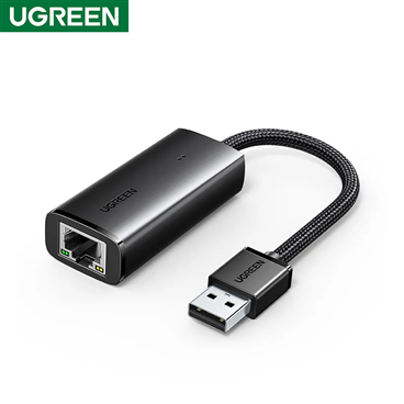 UGREEN 15632 Bộ chuyển đổi Ethernet USB-A 2.0 sang 100Mbps Màu đen chính hãng