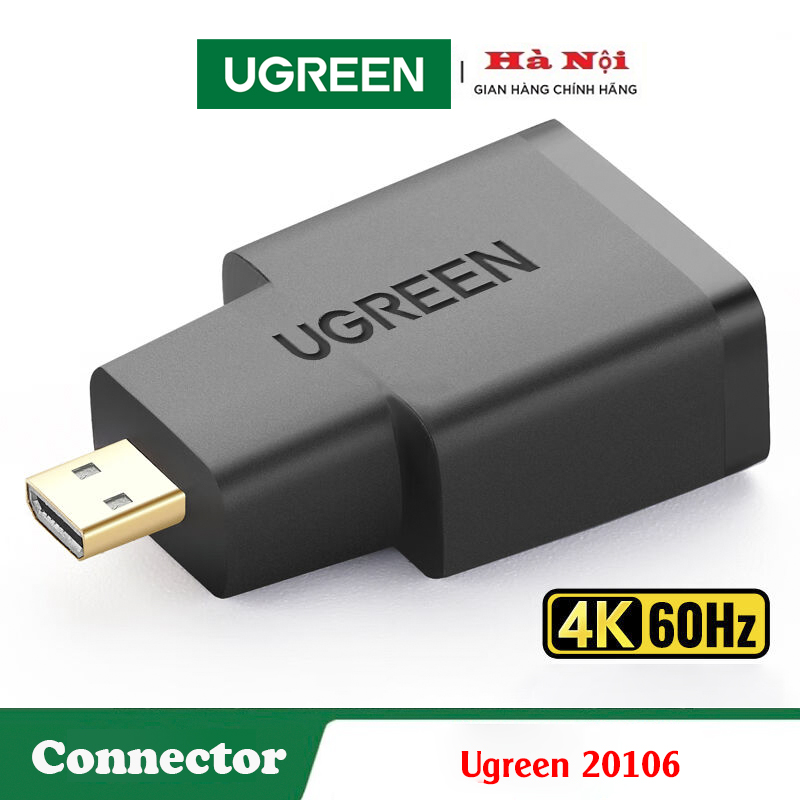 Ugreen 20106, Đầu chuyển đổi Micro HDMI to HDMI chính hãng