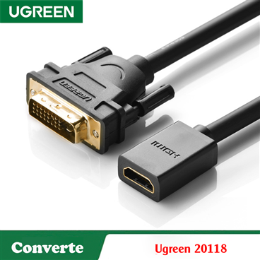 Ugreen 20118, Cáp chuyển DVI 24+1 sang HDMI Chính hãng