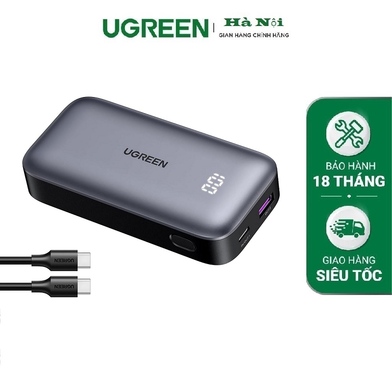 Ugreen 25185 Pin sạc dự phòng 10000mAh - 30W chính hãng