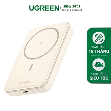 UGREEN 25208 Pin dự phòng từ tính10.000mAh, Bộ pin sạc nhanh PD 20W với USB-C cho Magsafe, iPhone