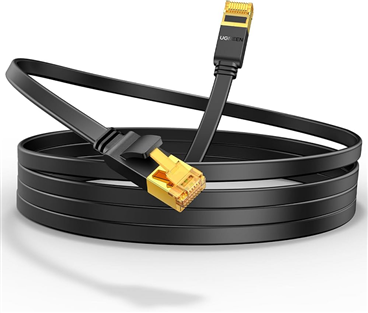 Ugreen 25217 Cáp mạng Cat7 dẹt U/FTP dài 20M tốc độ 10Gbps tần số 600Mhz cao cấp