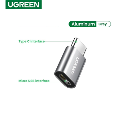 Ugreen 30511 Đầu chuyển đổi USB TYPE C sang MICRO USB vỏ nhôm