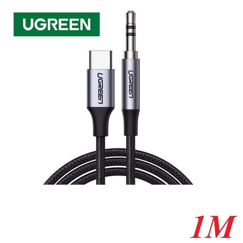 UGREEN 30633 1M màu đen Dây USB Type-C sang 3.5mm AV143 20030633