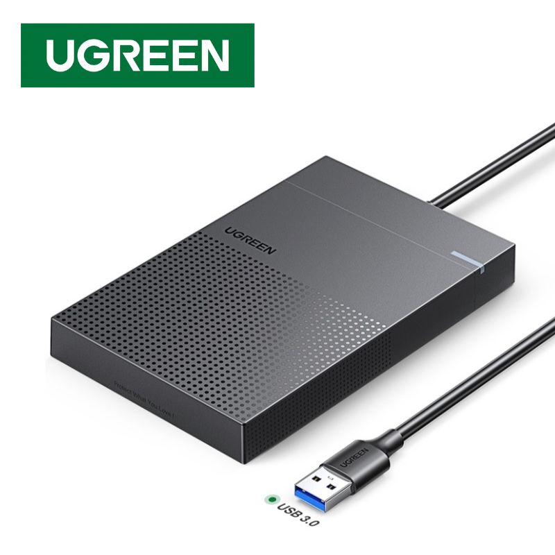 UGREEN 30725 USB 3.0 hộp đựng ssd + ổ cứng 2.5Inch kèm cáp micro B CM471