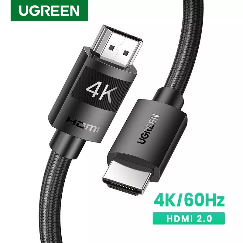 Ugreen 30999, Dây Cáp mạng 2.0 dài dài 1M boc nylon 4K@60Hz cao cấp