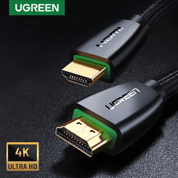 Ugreen 40410 Dây, Cáp HDMI 2.0 dài 2M chính hãng 4K 2K cao cấp