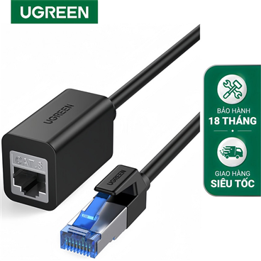 Ugreen 40497 Cáp nối dài mạng Lan Cat8 dài 0.5M tốc độ 40 Gbps cao cấp