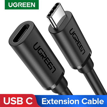 Ugreen 40574 Cáp nối dài USB Type-C (Male/Female) dài 0,5m  gen 1 5Gbps hỗ trợ 4K60Hz cao cấp