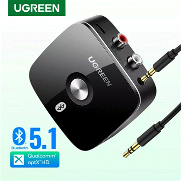 Ugreen 40759 Bộ nhận Bluetooth 5.0 cho Loa, Amply cao cấp, có APTX cao cấp