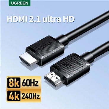 UGREEN 45435 Dây, Cáp HDMI 2.1 dài 8M 8K@60Hz 48Gbps hỗ trợ HDR eARC cao cấp