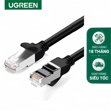 Ugreen 50190 Cáp mạng đúc sẵn Cat6e dài 0.5M đầu bấm kim loại cao cấp