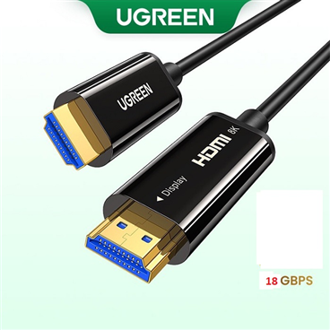 Ugreen 50217 Cáp HDMI 2.0 sợi quang hợp kim kẽm 30m hỗ trợ 4K/60Hz cao cấp
