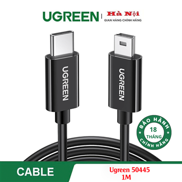 Ugreen 50445 Dây, Cáp USB-C to Mini USB Dài 1M chính hãng