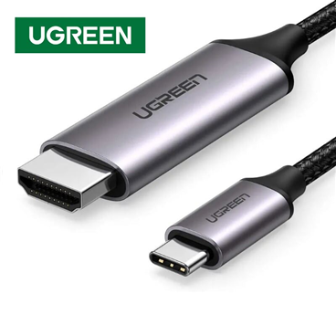 UGREEN 50571 Cáp USB Type-C to HDMI hỗ trợ 4K@60Hz dài 1,5m chính hãng