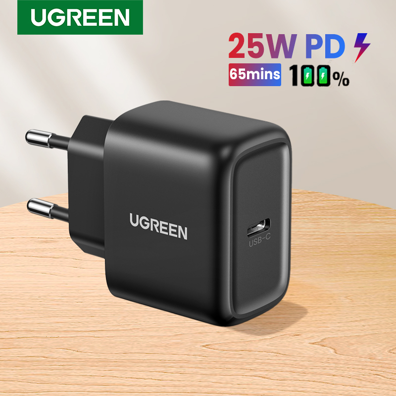 Ugreen 50576 Bộ Sạc Nhanh UGREEN PD + Cáp USB US cao cấp