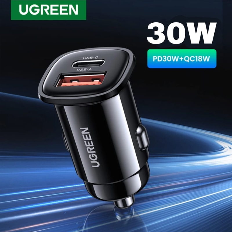 Ugreen 50875  Bộ sạc xe hơi USB kép UGREEN chính hãng