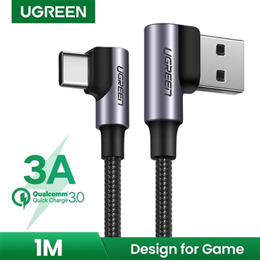 Ugreen 50941  Cáp UGREEN Gọng USB AM Sang USB Type C Gập 1m chính hãng