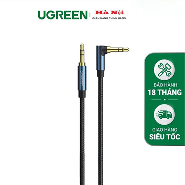 Ugreen 60181 Dây AV 3.5mm (M/M) dài 2M (Màu Xanh Đen)