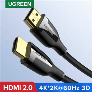 Ugreen 60438 Cáp HDMI UGREEN AM/AM 1m (Đen) hỗ trợ độ phân giải 4K/60Hz cao cấp