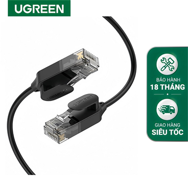 Ugreen 70331 Cáp mạng đúc sẵn Cat6a siêu mỏng dài 0.5M cao cấp