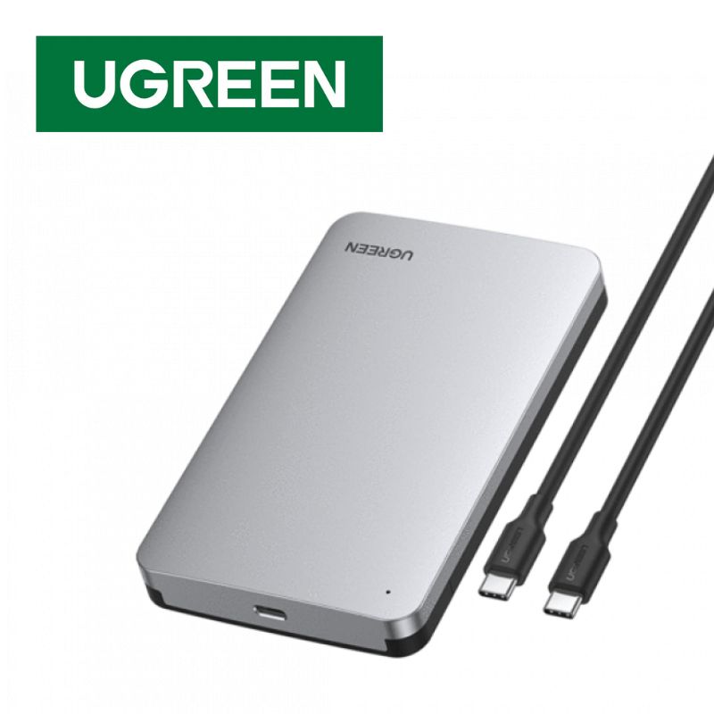 UGREEN 70499 Hộp đựng ổ cứng ssd 2.5-inch sata kèm cáp USB type C ra USB type C