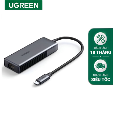 Ugreen 70604 Cáp chuyển USB Type C 3.1 sang Lan 5Gbps cao cấp