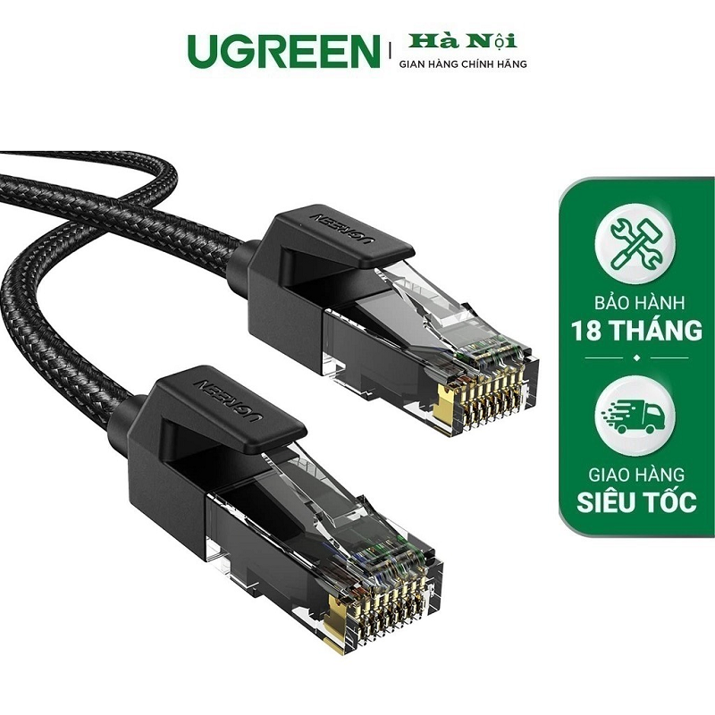 Ugreen 70681cáp nối mạng truyền dữ liệu giữa các máy tính dài 3M Cat6e FTP cao cấp