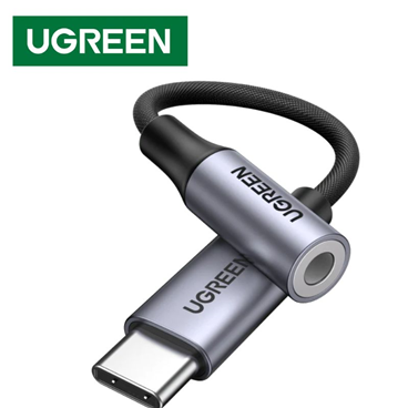 UGREEN 80154 Cáp chuyển đổi âm thanh USB Type-C ra 3.5mm có chip DAC