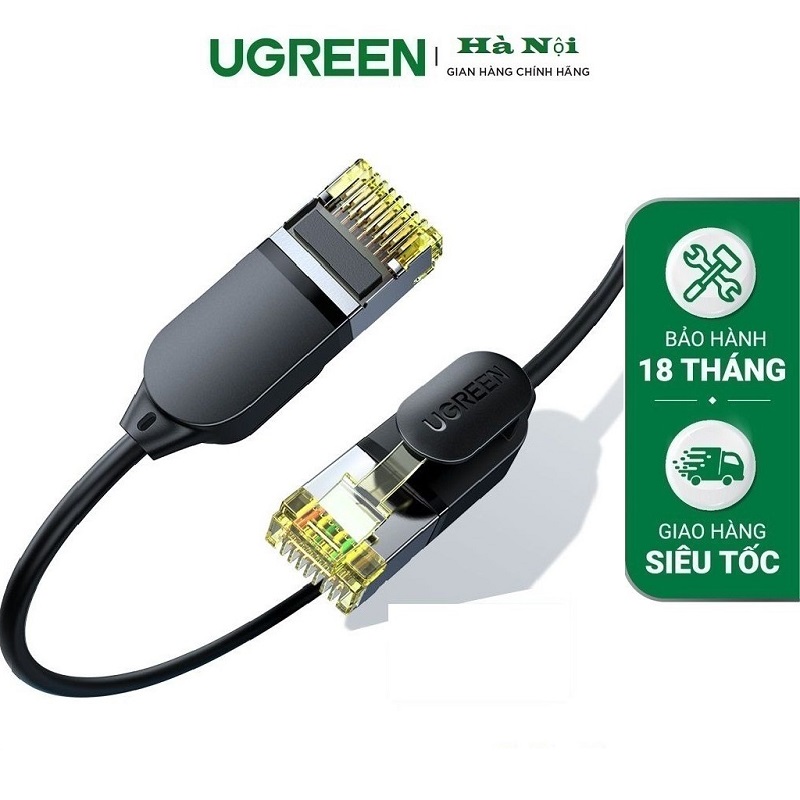 Ugreen 80417 Cáp mạng Cat7 Ultra Slim dài 2M băng thông 10Gbps 600Mhz cao cấp