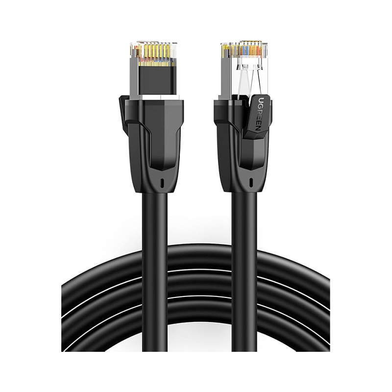 Ugreen 80727 Cáp mạng đúc sẵn tròn Cat8 dài 15M 24AWG cao cấp