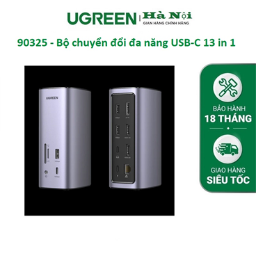 Ugreen 90325 - Bộ chuyển đổi đa năng USB-C 13 in 1