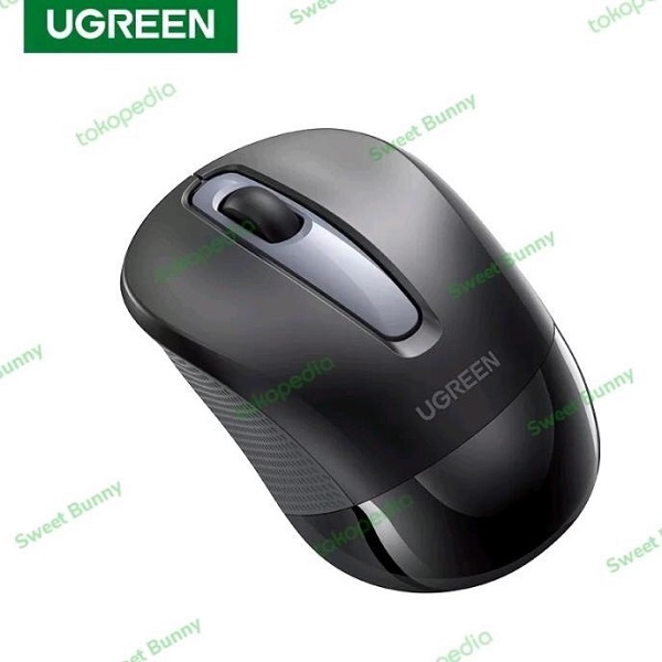 UGREEN 90371 Chuột Không Dây Không Tiếng Ồn Chuột Silent Click 2400 DPI - Chuột Êm Không Dây 2.4G