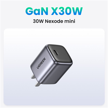 UGREEN Nexode GaN Fast Charger 30W US (Space Gray) CD319 90901