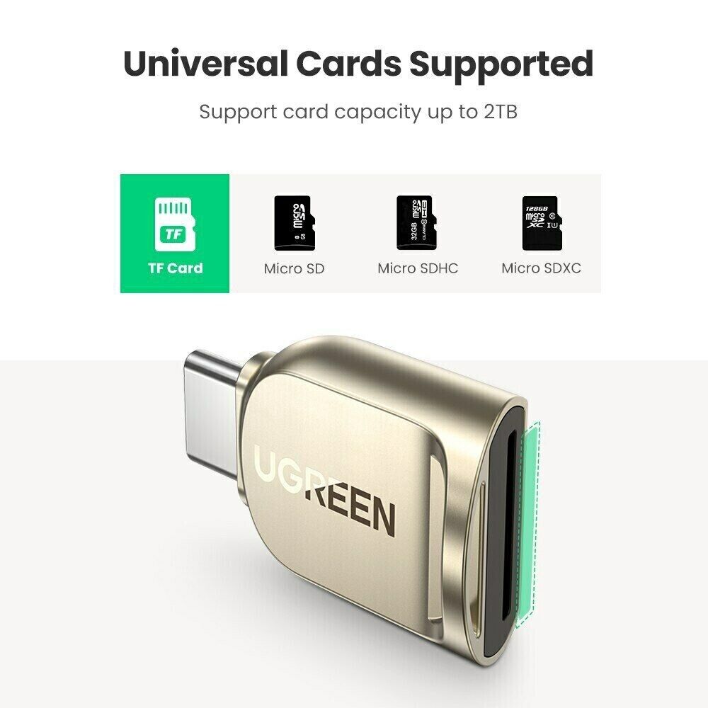 Ugreen 20119 - Đầu chuyển USB A 3.0 2 Đầu Âm Chính Hãng Cao Cấp