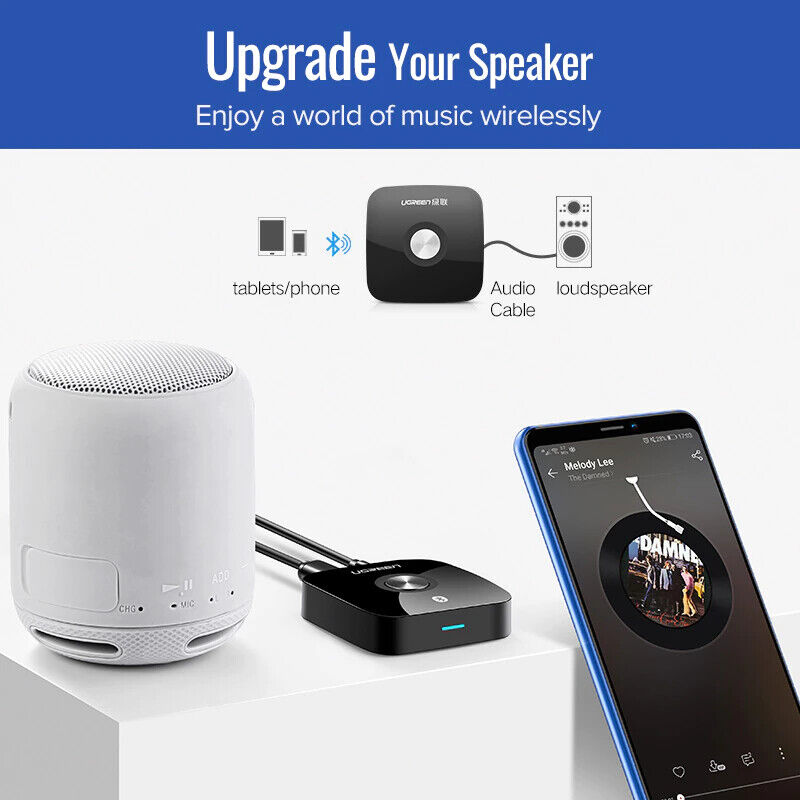 Ugreen 30444, Bộ thu Bluetooth 4.1 to Audio  có Jack 3.5mm Cao Cấp Chính Hãng